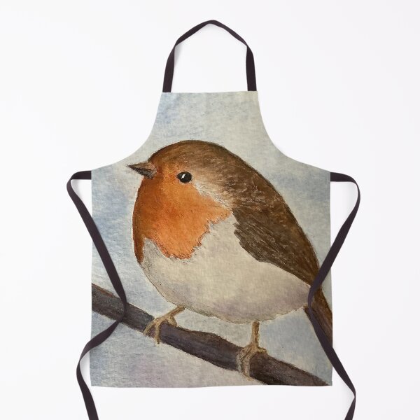 Item preview, Robin red breast sitting on a branch designed and sold by Diane Hunter Art.