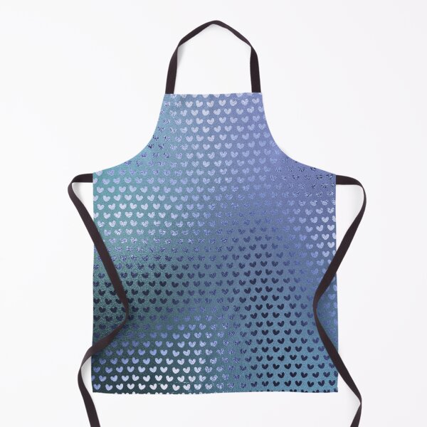 Item preview, Minimalist Heart Shapes in Iridescent Blue-Green 15 designed and sold by simplydesignart.