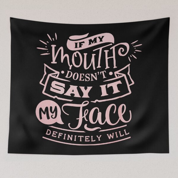 Item preview, If my mouth doesn't say it designed and sold by lovesuperkarma.