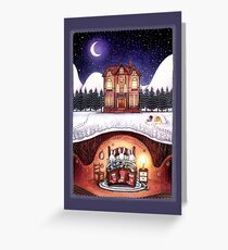 Christmas in the Burrow Greeting Card