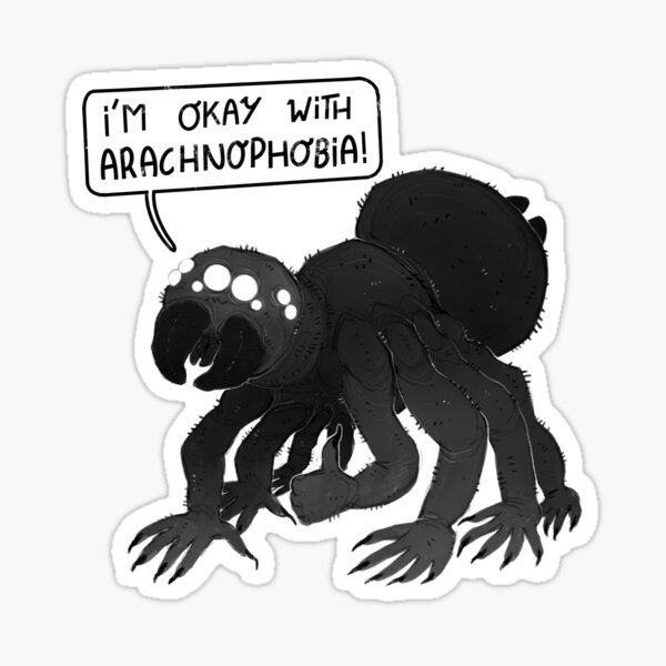 Arachnophobia Sticker