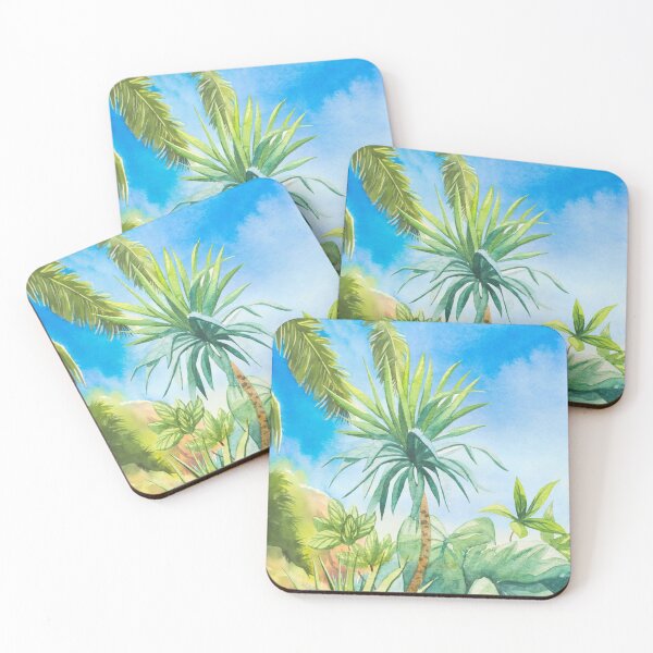Item preview, Tropical Palm Tree Art Scene designed and sold by Amanda-Lakey.