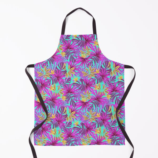 Item preview, pink and yellow tropical leaves designed and sold by aymanepics.