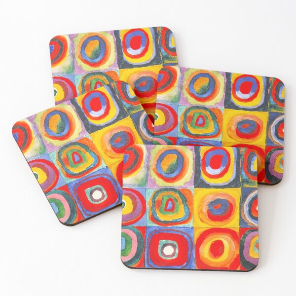 Item preview, Wassily Kandinsky - Color Study Squares (Digitally Enhanced) designed and sold by Mr. Gattax.