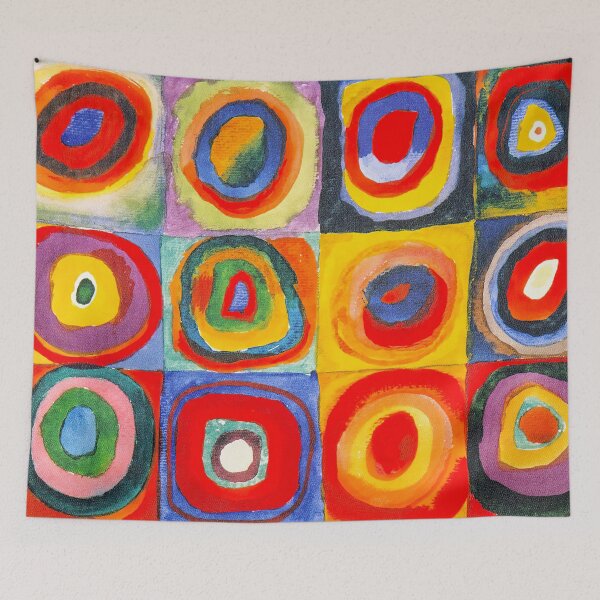 Item preview, Wassily Kandinsky - Color Study Squares (Digitally Enhanced) designed and sold by Mr. Gattax.