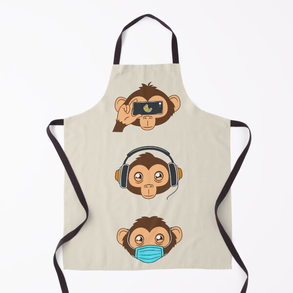 Item preview, Modern 2k Three 3 Wise Monkeys designed and sold by Leeloks.