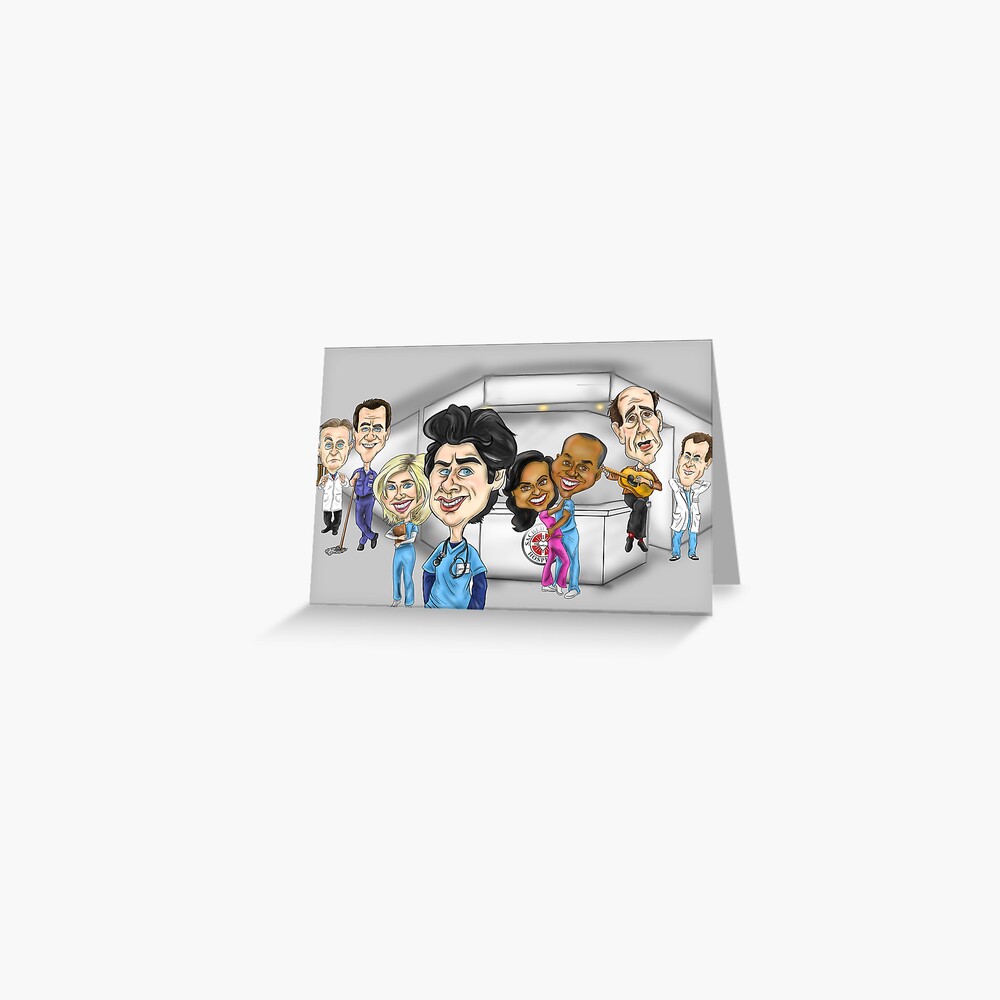 "Scrubs art" Greeting Card for Sale by Funkydoodlesrea Redbubble