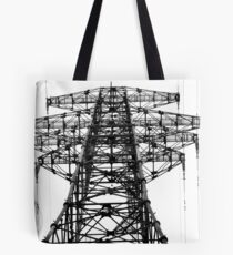 Russia Powerlines Tote Bag