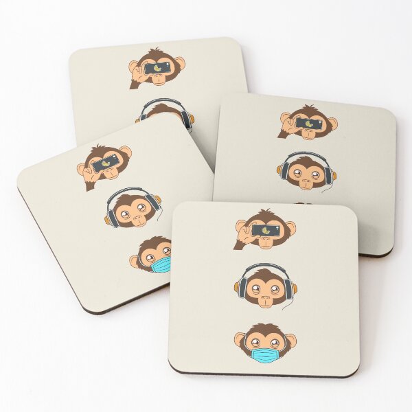 Item preview, Modern 2k Three 3 Wise Monkeys designed and sold by Leeloks.