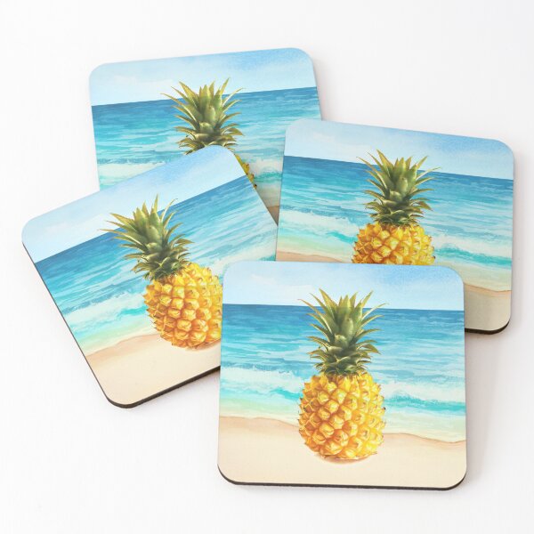 Item preview, Tropical Pineapple Art Scene designed and sold by Amanda-Lakey.