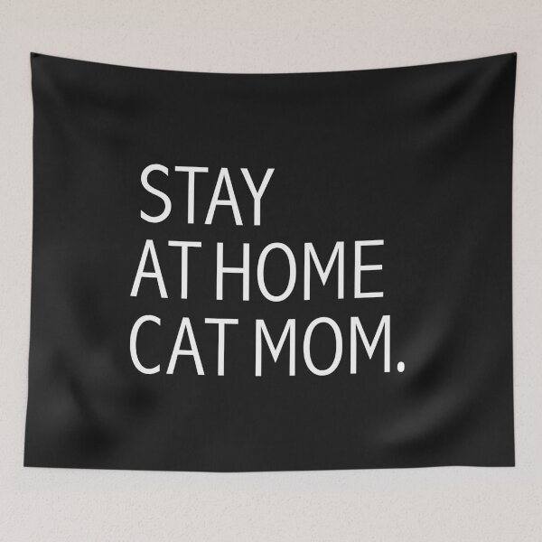 Item preview, Stay at Home Cat Mom Cat Lover Cat Owner designed and sold by losttribe.