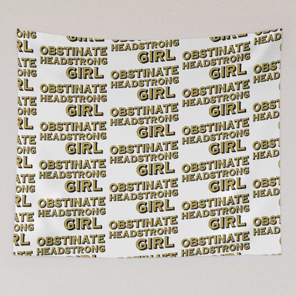 Item preview, Obstinate, headstrong girl (Pride & Prejudice) - black + gold effect designed and sold by Ofeefee.