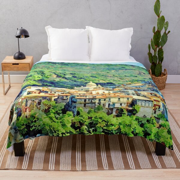 Item preview, Landscape with village surrounded by mountains designed and sold by Giuseppe Cocco.