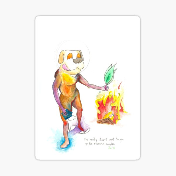 Space Dog Sticker