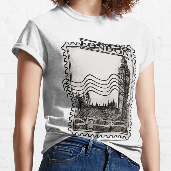 London Post Stamp Classic T-Shirt