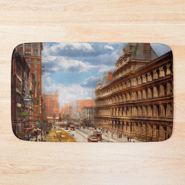 Item preview, City - Cincinnati OH - Government Square 1902 designed and sold by Mike Savad Photography.