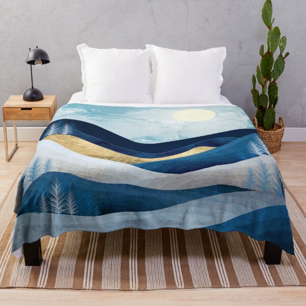 Item preview, Moonlit Hills designed and sold by spacefrogdesign.