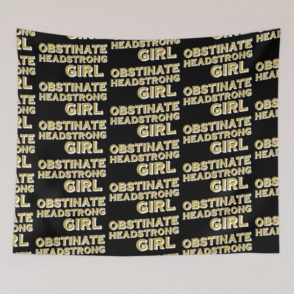Item preview, Obstinate, headstrong girl (Pride & Prejudice) - white + gold effect designed and sold by Ofeefee.