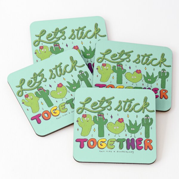 Item preview, Let's Stick Together designed and sold by doodlebymeg.