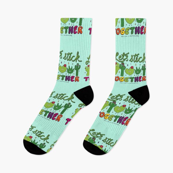 Item preview, Let's Stick Together designed and sold by doodlebymeg.