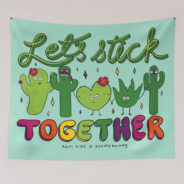 Item preview, Let's Stick Together designed and sold by doodlebymeg.