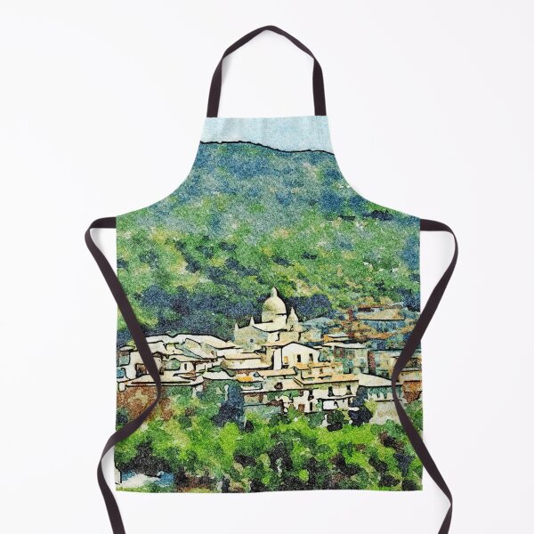 Item preview, Landscape with village surrounded by mountains designed and sold by Giuseppe Cocco.