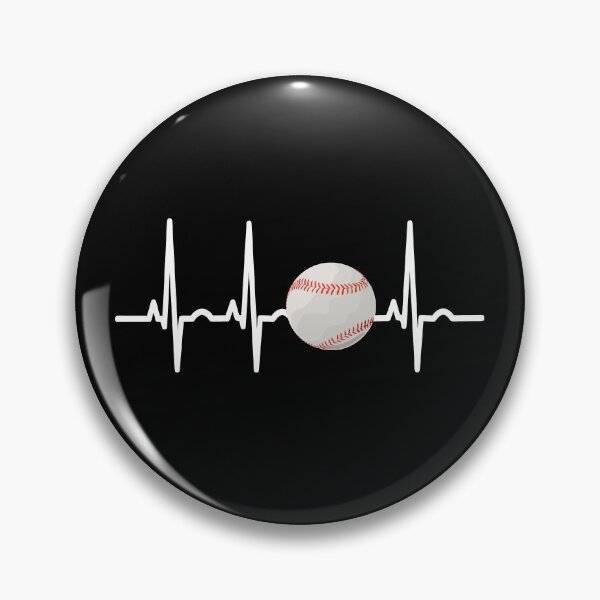 Aperçu de l'œuvre Heartbeat Baseball créée et vendue par Vanover Designs.