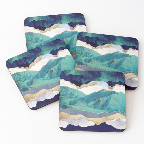 Item preview, Teal Mountains designed and sold by spacefrogdesign.