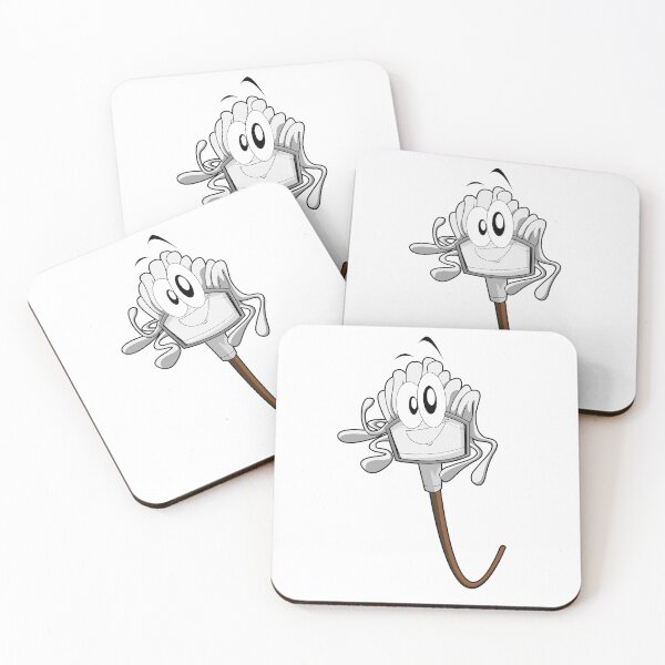 Item preview, Cute Funny Mop Character designed and sold by StickersPlus.