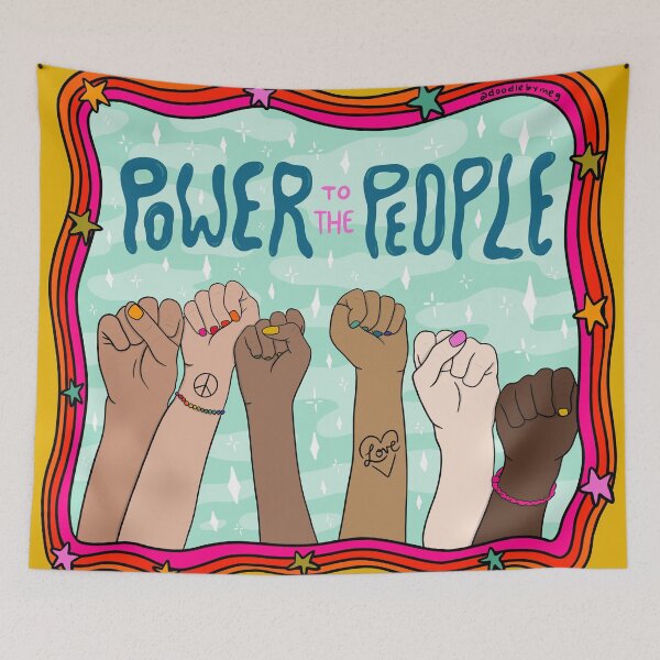 Item preview, Power to the People designed and sold by doodlebymeg.