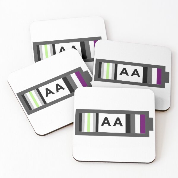 Item preview, Double A Pride (Agender & Asexual) designed and sold by FallenxStarr.