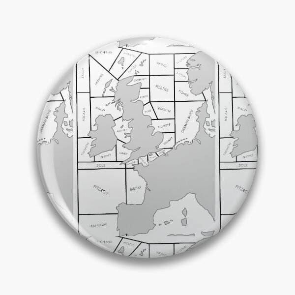 Item preview, Shipping Forecast UK Map - Labelled designed and sold by thelittleforest.