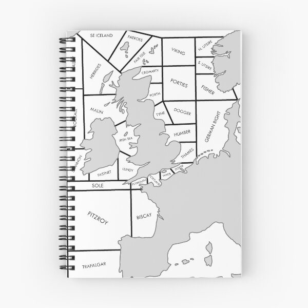 Item preview, Shipping Forecast UK Map - Labelled designed and sold by thelittleforest.