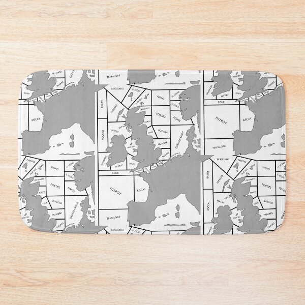 Item preview, Shipping Forecast UK Map - Labelled designed and sold by thelittleforest.