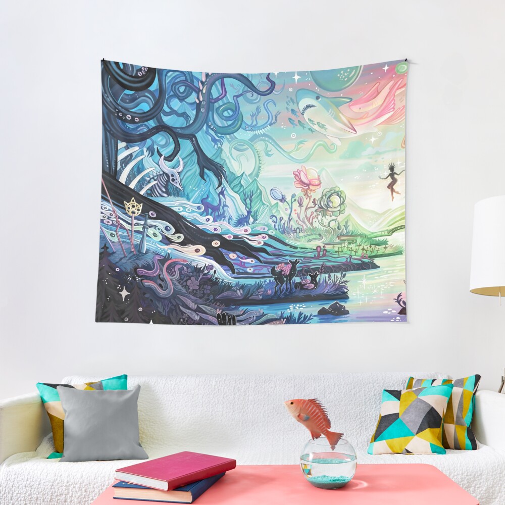 Vivid Dreaming (Left Version) Tapestry