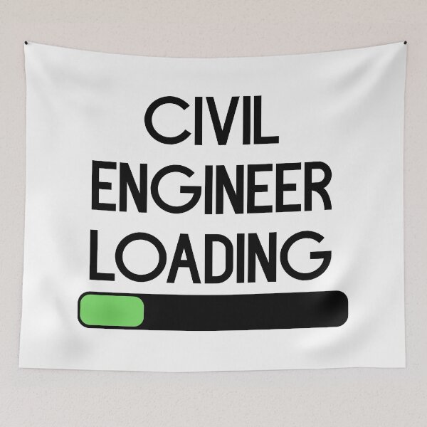 Item preview, Civil Engineer Loading (For 1-3 semester) designed and sold by bumperapparels.