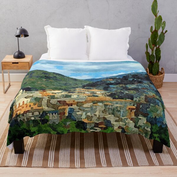 Item preview, Landscape with village surrounded by mountains designed and sold by Giuseppe Cocco.
