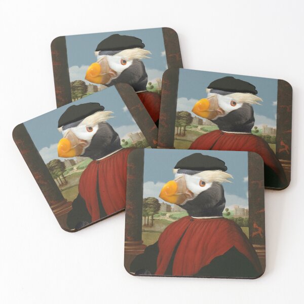 Item preview, Birders Rule - Tufted Puffin in Red designed and sold by TheCurators.