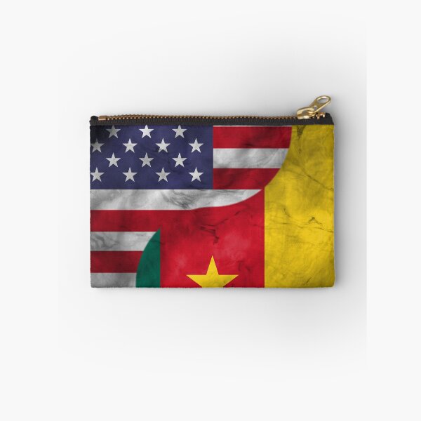 Item preview, USA and Cameroon Dual Flag Yin Yang Combination designed and sold by ockshirts.