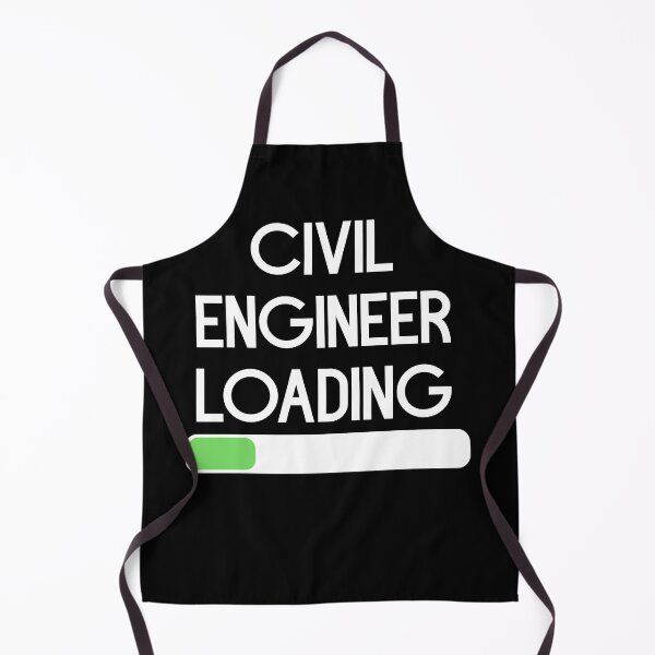 Item preview, Civil Engineer Loading (For 1-3 semester) White designed and sold by bumperapparels.