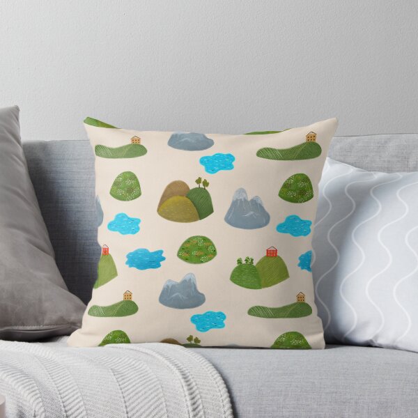 Item preview, Nature pattern mountain and hill designed and sold by KrollQueen.