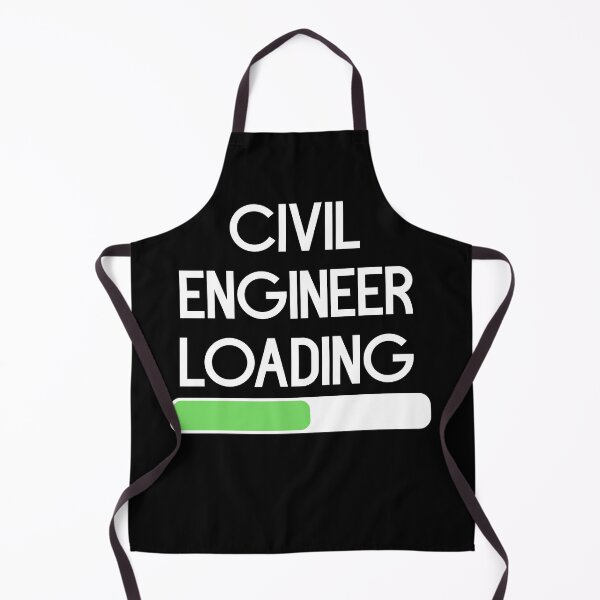 Item preview, Civil Engineer Loading (For 4-7 semester) White designed and sold by bumperapparels.