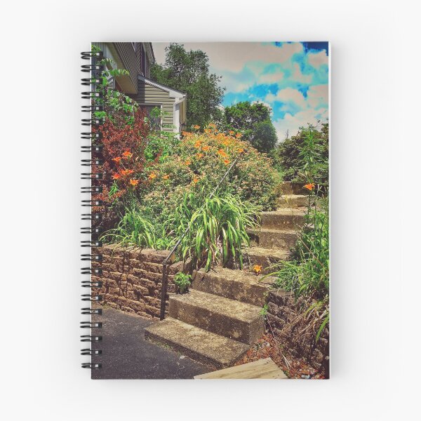 Item preview, Flower Filled Stairs designed and sold by brunoanjoloart.