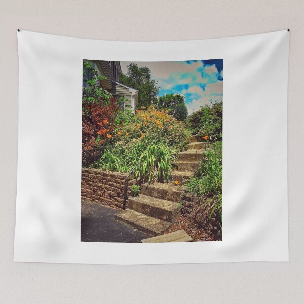 Item preview, Flower Filled Stairs designed and sold by brunoanjoloart.