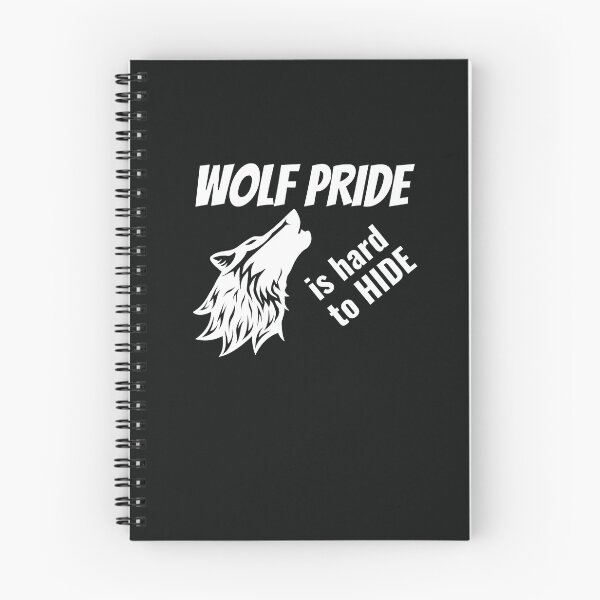 Item preview, Wolf Pride is Hard to Hide - Black designed and sold by TMIstories.