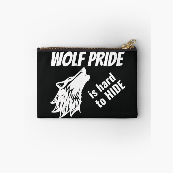 Item preview, Wolf Pride is Hard to Hide - Black designed and sold by TMIstories.