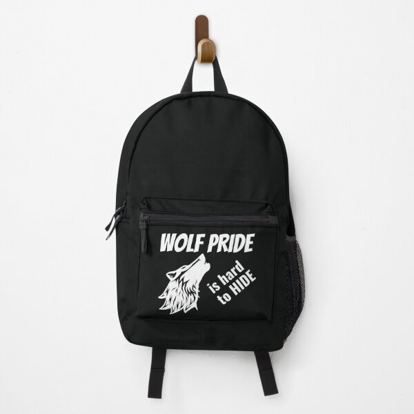 Item preview, Wolf Pride is Hard to Hide - Black designed and sold by TMIstories.