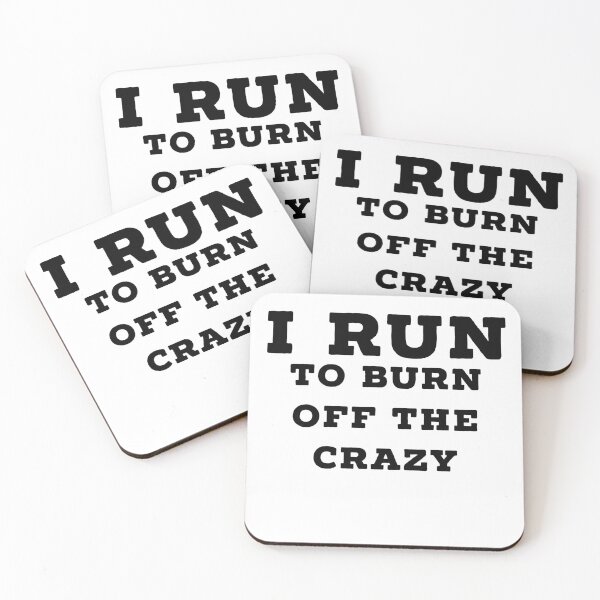 Item preview, I run to burn off the crazy designed and sold by Raw Creative Prints.