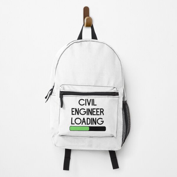 Item preview, Civil Engineer Loading (For 4-7 semester) White designed and sold by bumperapparels.