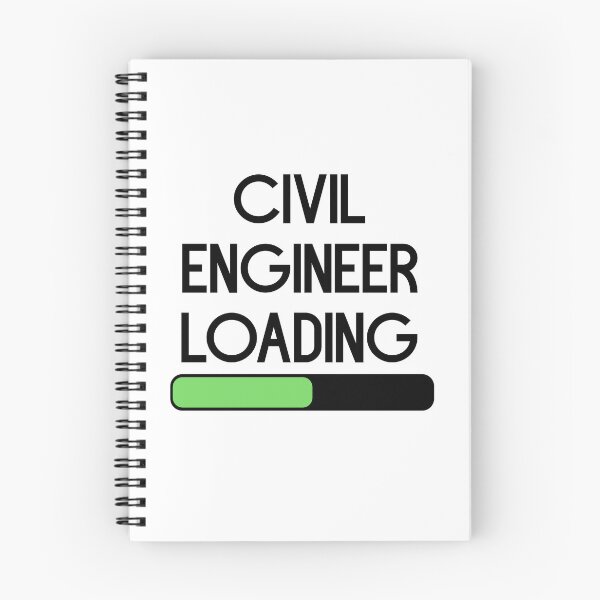 Item preview, Civil Engineer Loading (For 4-7 semester) White designed and sold by bumperapparels.